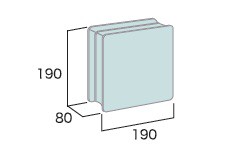 オンリーワン　ガラスブロックサイン　TD1-GRS10