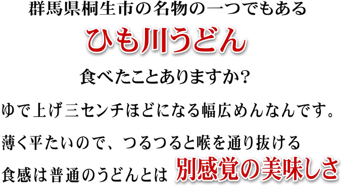 ひもかわうどん説明文