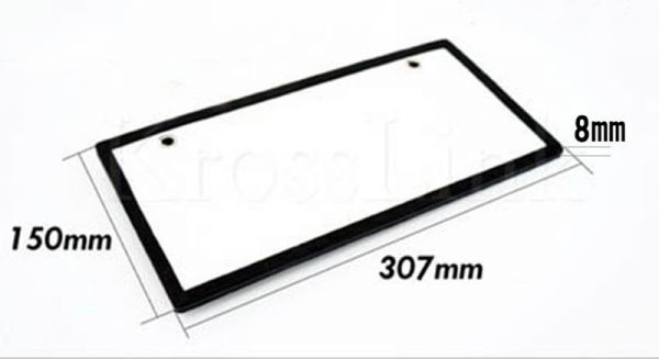 LEDナンバープレート 字光式 電光式 激白 超薄型 12V 24V兼用 普通車