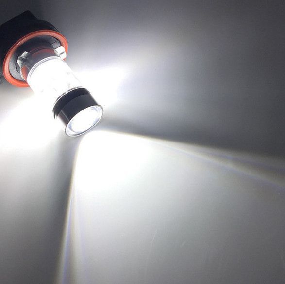 送料無料WD08爆光SHARP製LEDフォグランプ100W2個ホワイトH8/H11