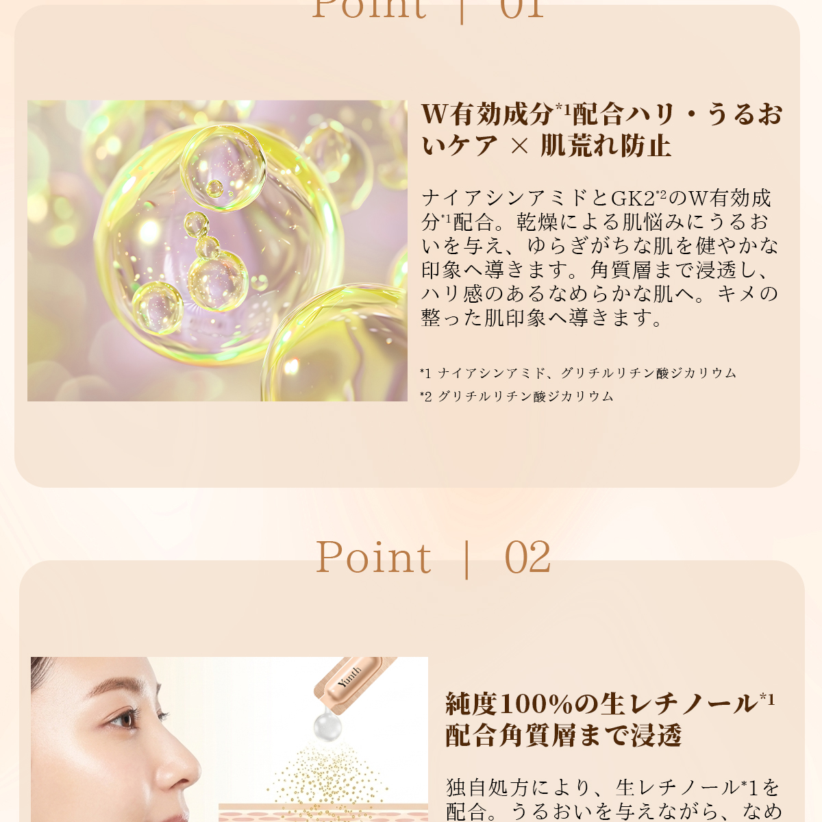 Yunth ユンス 生VC美白美容液 生VAダーマ美容液 生AZ美容液 28包入り