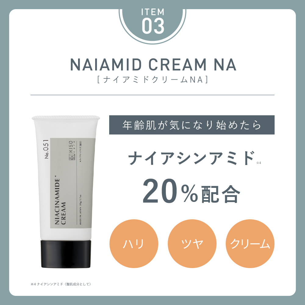 KISO 年齢サイン対策 ハリ肌スキンケア4点セット キソ レチノール