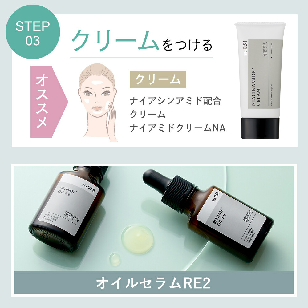 KISO スキンケアオイル 純粋レチノール2％配合 キソ オイルセラムRE2
