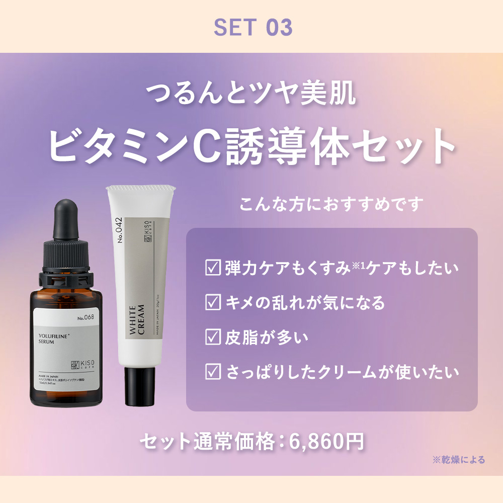 KISO 美容液 選べる フェイスクリーム 2点セット キソ ボルフィリン