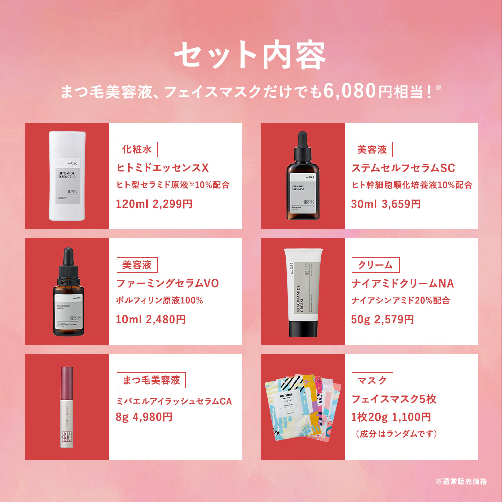 KISO ハリ肌6STEP スキンケア6点セット キソ セラミド ヒト幹細胞