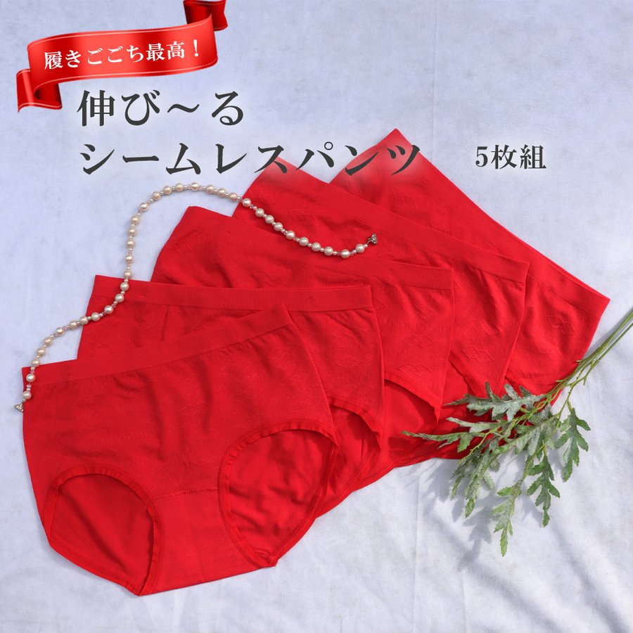 5枚セット 送料 レディース ショーツ 伸びる シームレスパンツ