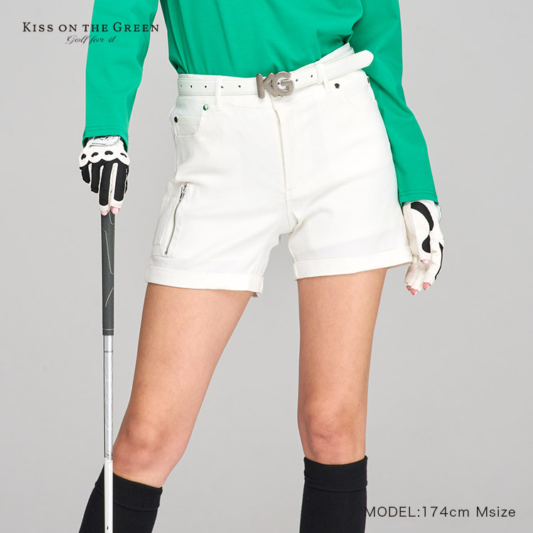 ゴルフウェア レディース ショートパンツ スーパーストレッチ素材の多
