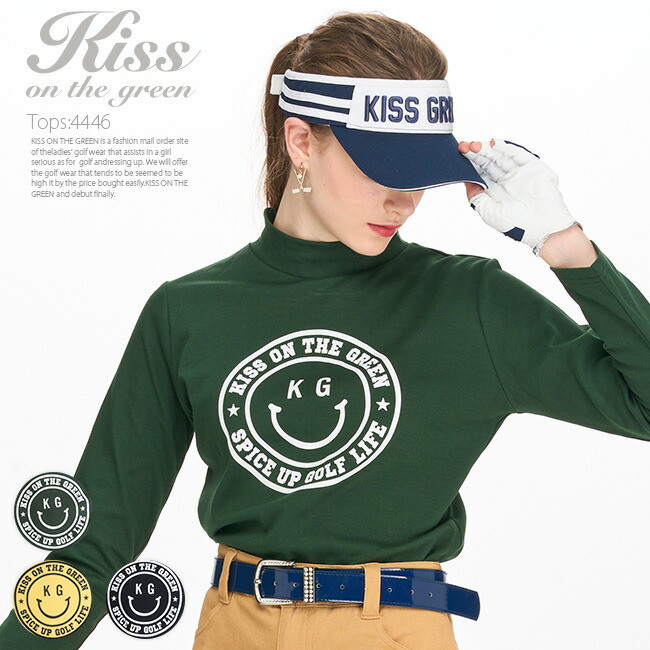 KISS ON THE GREEN ニコちゃん スマイル ゴルフウェア