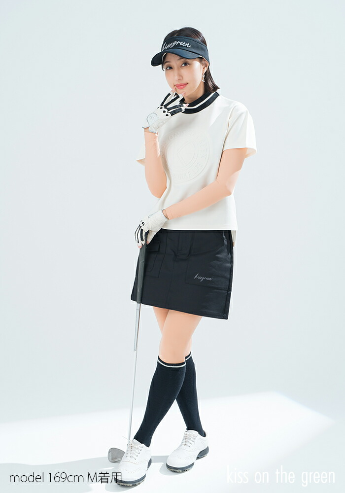 新品未使用！定価13000円♡KISSONTHEGREEN ゴルフウェア S KISS ON THE GREEN（キスオンザグリーン） エンボスKGロゴプルオーバー