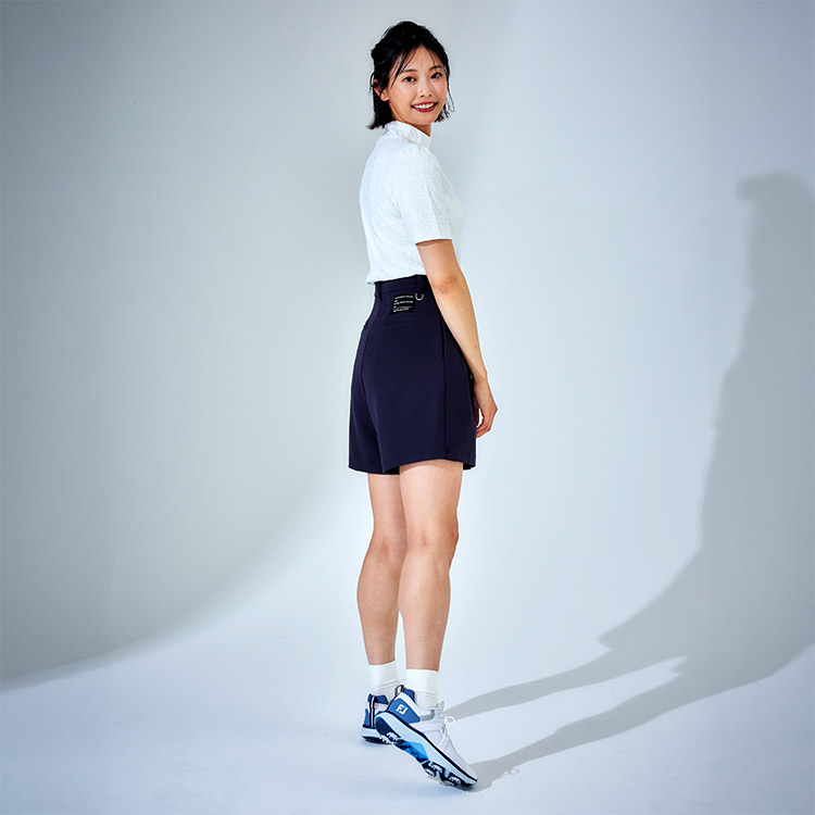 川崎志穂プロ コラボ ゴルフウェア レディース ショートパンツ