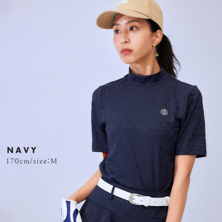 今季新作セール40％OFF】ゴルフウェア レディース モックネック