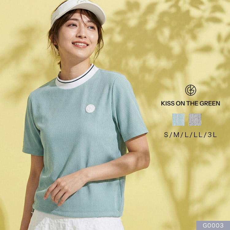 今季新作セール20％OFF】ゴルフウェア レディース モックネック T