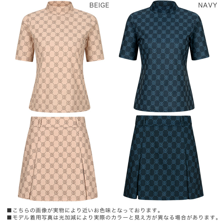 今季新作セール20％OFF】ゴルフウェア レディース モノグラム柄