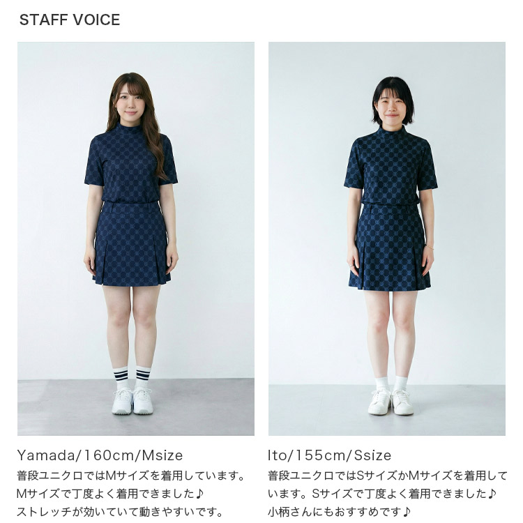 今季新作セール20％OFF】ゴルフウェア レディース モノグラム柄