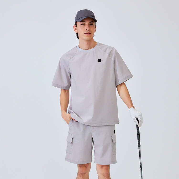 【定価2.8万】PGG メンズ ワッフルハーフパンツ ゴルフウェア 今季新作セール50％OFF】ゴルフウェア メンズ パンツ ナイロン