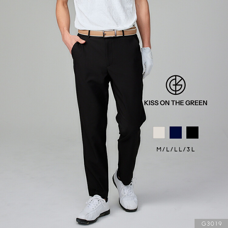 新作/送料無料】ゴルフウェアメンズ ストレッチテーパードパンツ【M