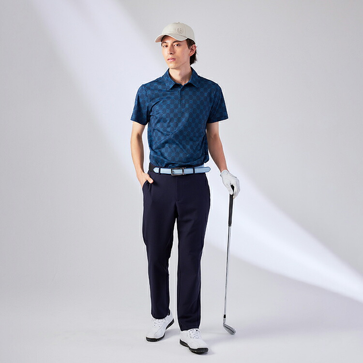 新作/送料無料】ゴルフウェアメンズ ストレッチテーパードパンツ【M