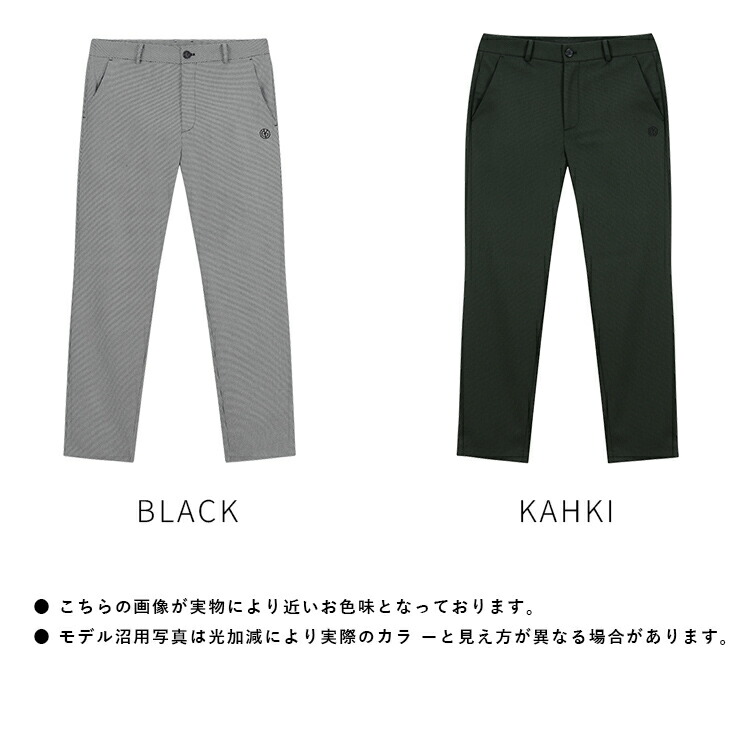 今季新作セール30％OFF】ゴルフウェア メンズ 千鳥格子柄ストレッチ