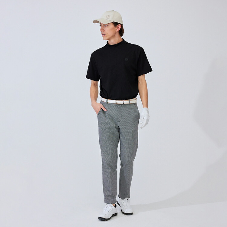 今季新作セール50％OFF】ゴルフウェア メンズ 千鳥格子柄ストレッチ
