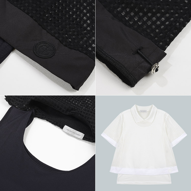 今季新作セール30％OFF】ゴルフウェア レディース トップス インナー付