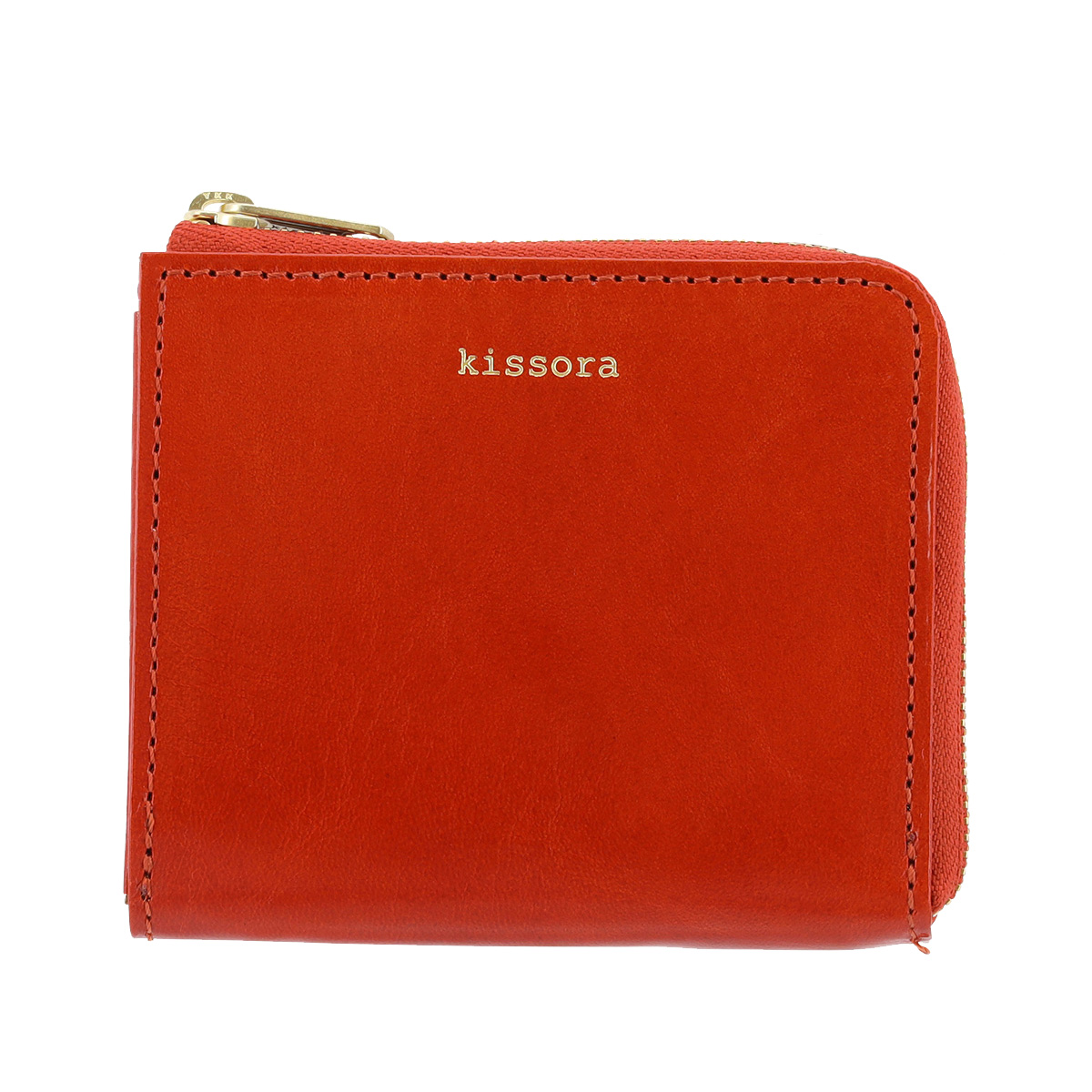 ファッション小物 kissora オレンジ ミニ財布 日本製