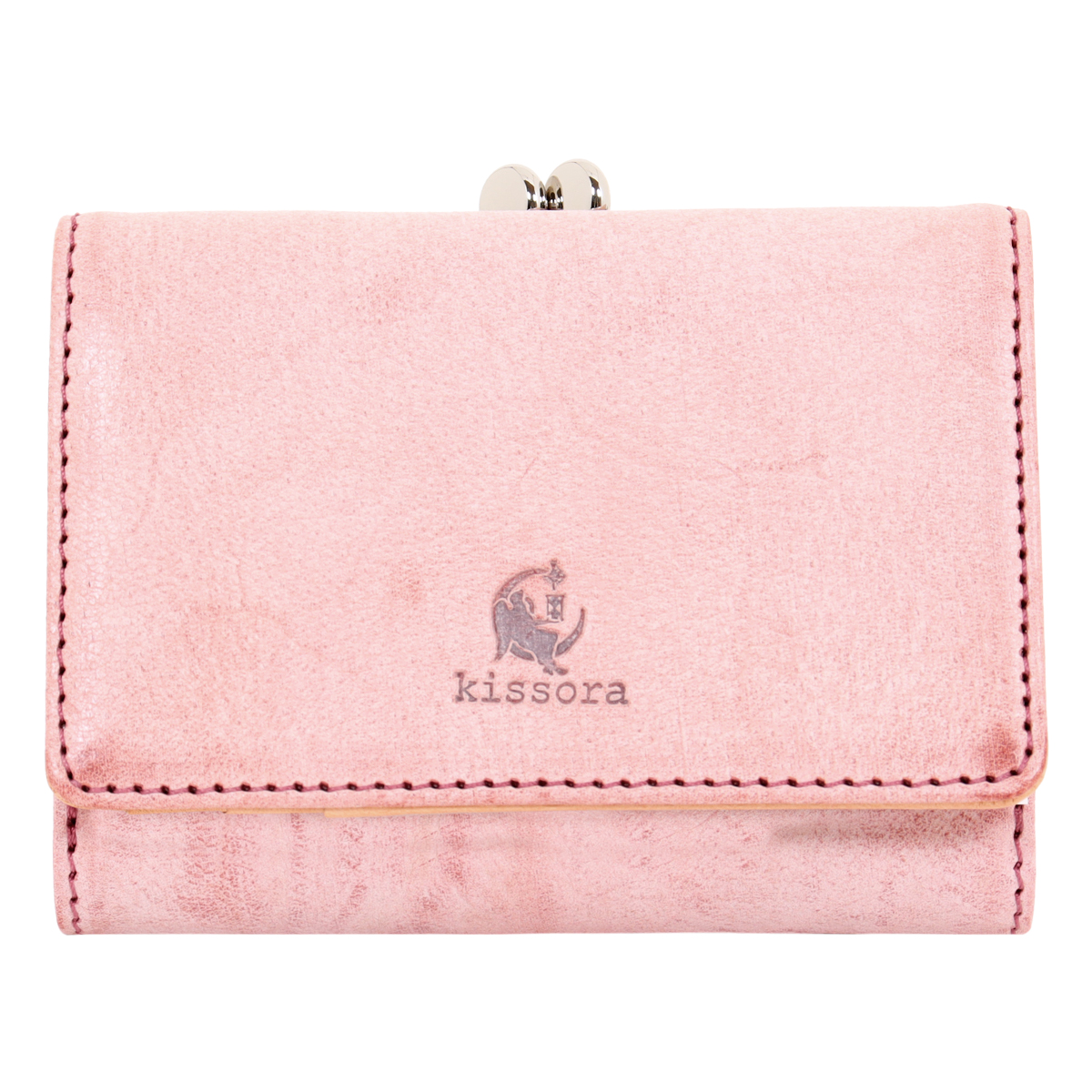 キソラ 三つ折り財布 がま口 本革 レザー アラスカ レディース KIEN  