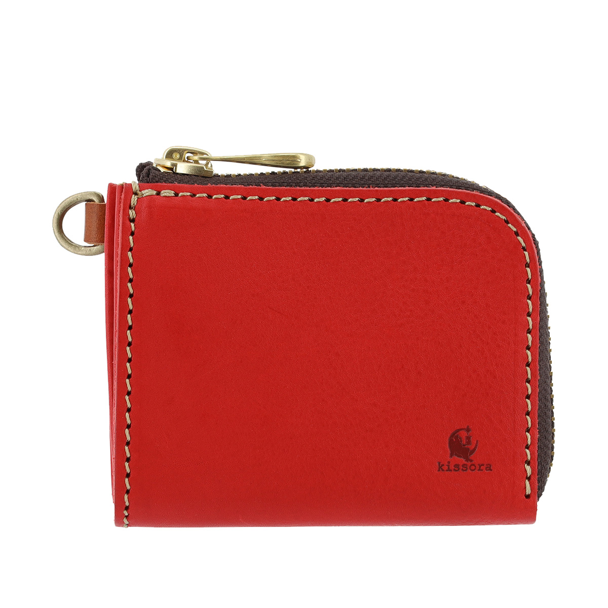 kissora（キソラ） ショートウォレット L字ファスナー 財布 本革