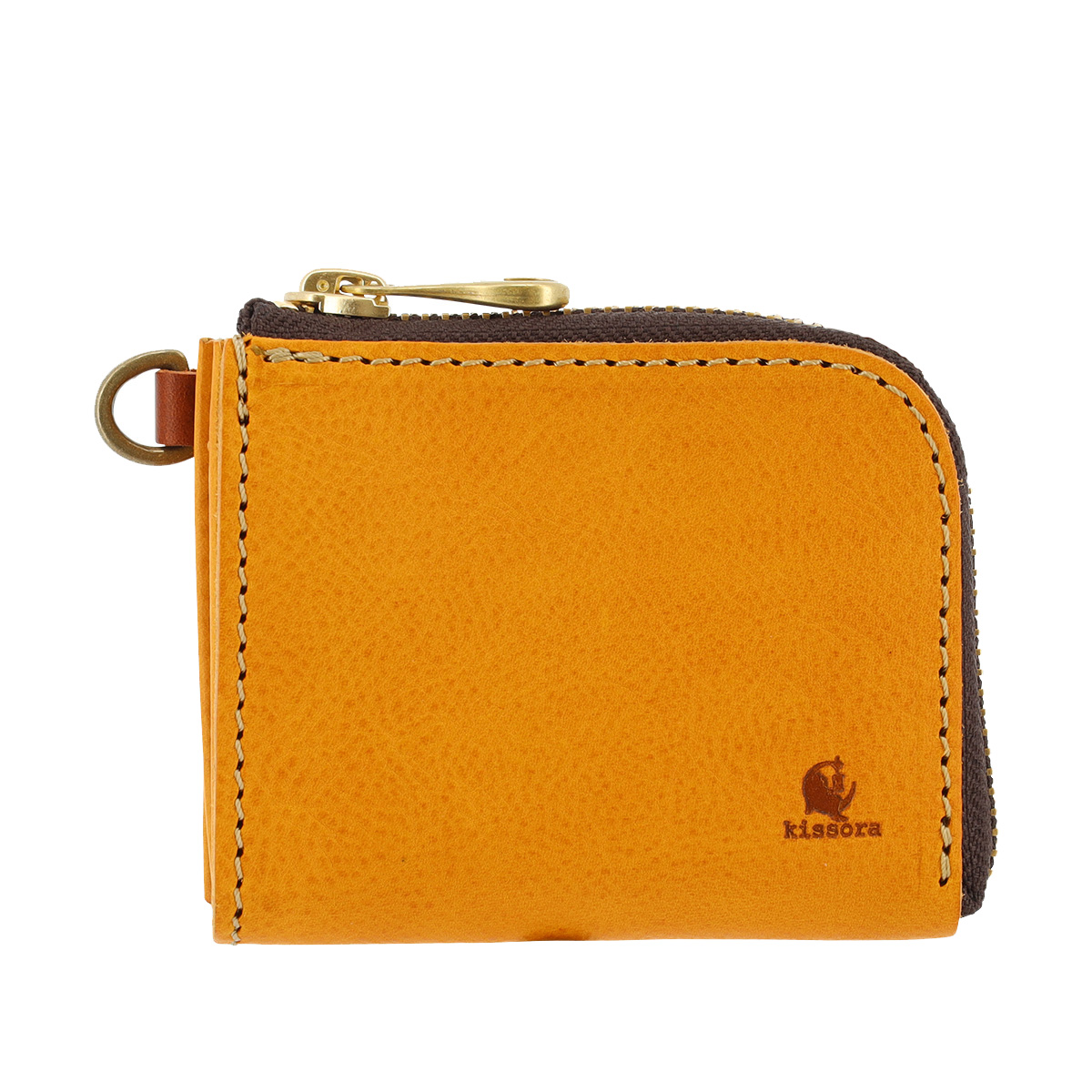 kissora（キソラ） ショートウォレット L字ファスナー 財布 本革