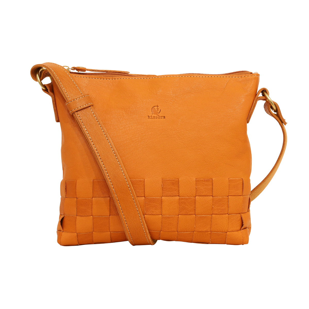 kissora キソラ ショルダーバッグ リゾートメッシュ 本革 レディース