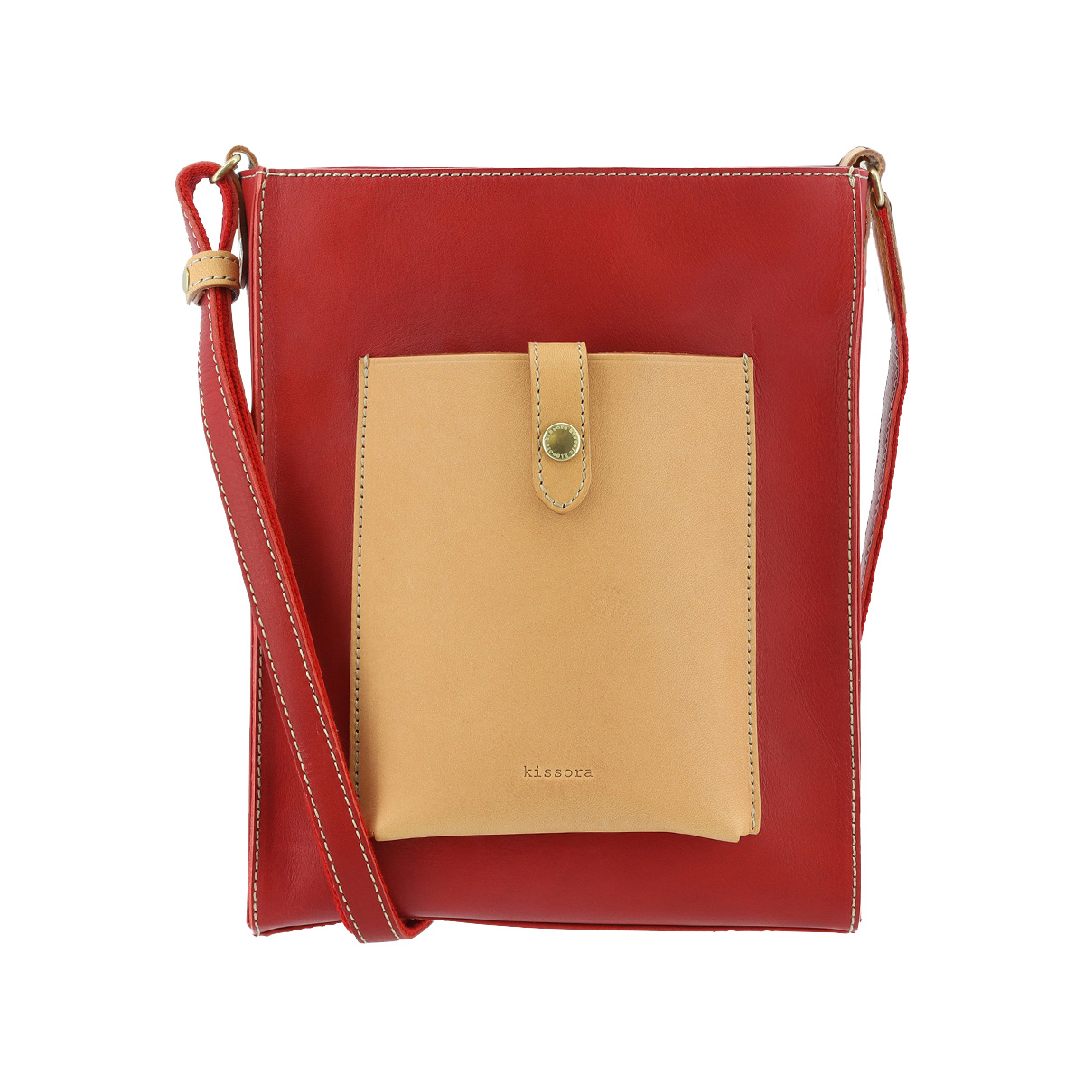 【レビュー投稿で+5％還元】キソラ ショルダーバッグ 本革 ビコロ レディースKIMS-012 kissora | ミニショルダー 縦型 牛革 日本製 バイカラー クリスマス_mp クリスマス_wp kissora（キソラ） ショルダーバッグ 本革 ビコロ レディースKIMS-012