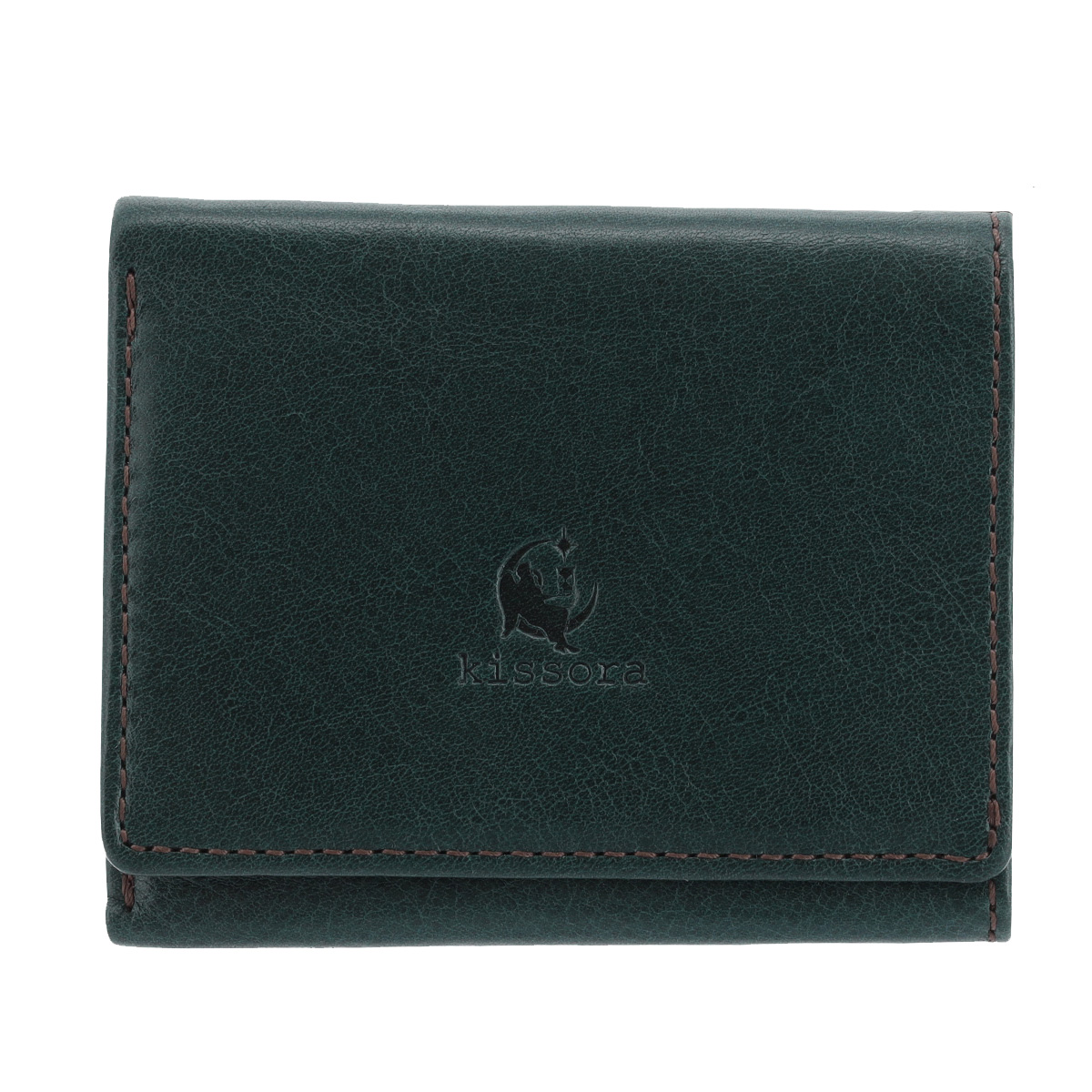 kissora（キソラ） 三つ折り財布 本革 HGナッパ メンズ レディースKIVP