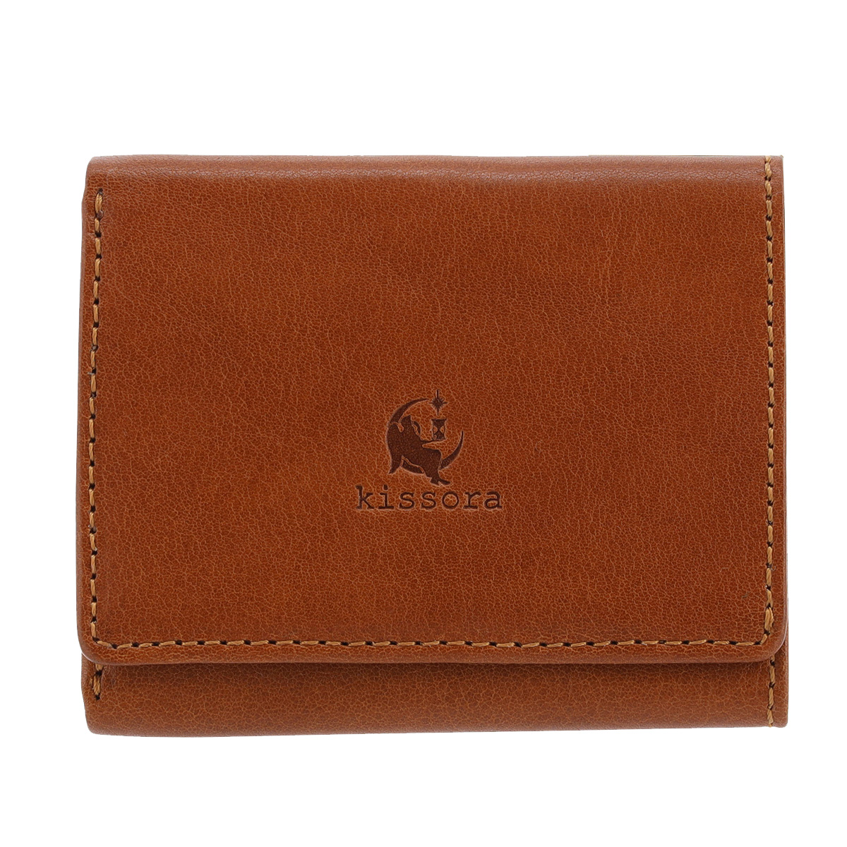 kissora（キソラ） 三つ折り財布 本革 HGナッパ メンズ レディースKIVP