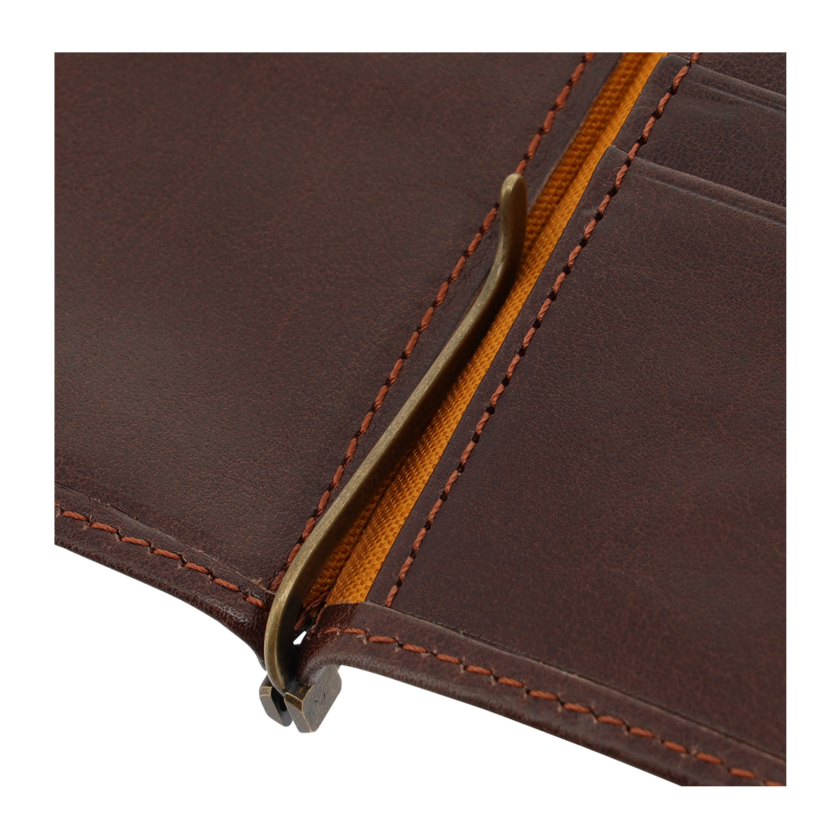 kissora（キソラ） 二つ折り財布 マネークリップ 本革 HGナッパ メンズ