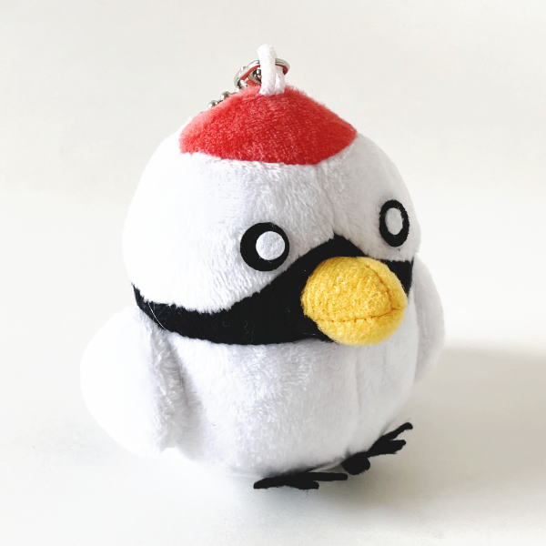 丹頂鶴 ぬいぐるみ マスコット ボールチェーン 野鳥 トリ ツル 鶴