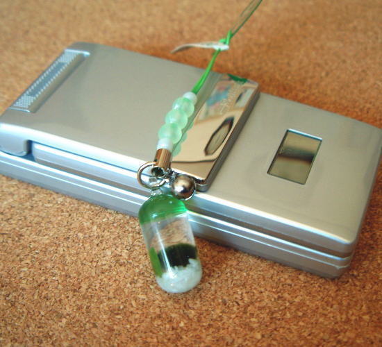 まりもカプセルストラップ ビーズストラップ 北海道 雑貨 お土産 人気