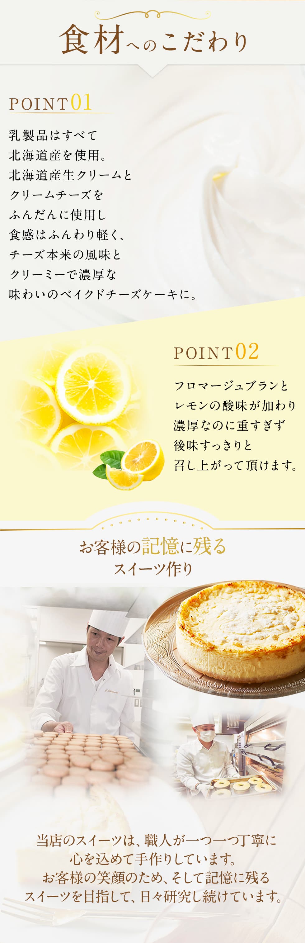 天空のベイクドチーズケーキ