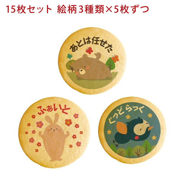 転勤 退職 挨拶に 同僚 後輩へ メッセージクッキー 15枚セット お礼