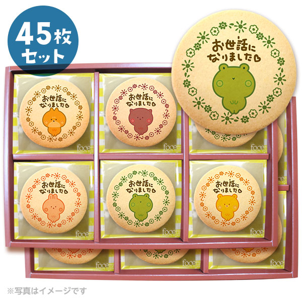 転勤 退職 お礼 お菓子 メッセージクッキー45枚セット 箱入り ご挨拶 ギフト 送料無料 クリスマス 個包装 動物 お世話になりました :  cc-set408 : スイーツ工房 フォチェッタ ヤフー店 - 通販 - Yahoo!ショッピング