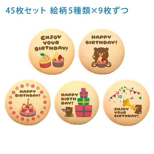 誕生日 お菓子 メッセージクッキーお得な45枚セット 箱入り お礼 プチギフト 個包装 誕生日 お菓子 メッセージクッキー お得な45枚セット 箱入り お礼 プチ
