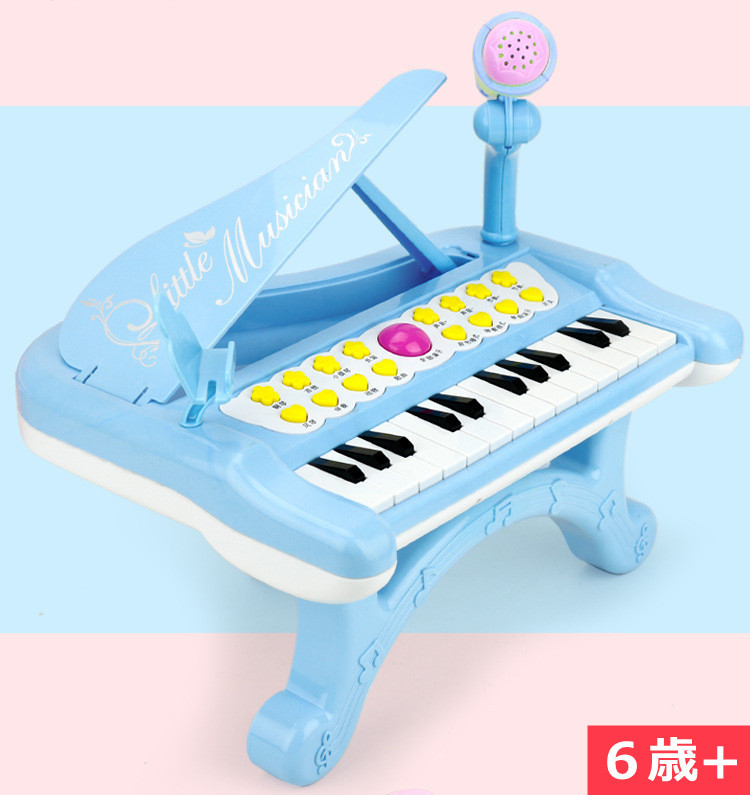 音楽玩具 楽器玩具 子ども用 電子 ミニ ピアノ 子供 おもちゃ 音楽 キーボード 玩具 多機能楽器 クリスマス 誕生日 プレゼント 贈り物  (ブルー) :b-toy-ky169:キタハラストア - 通販 - Yahoo!ショッピング