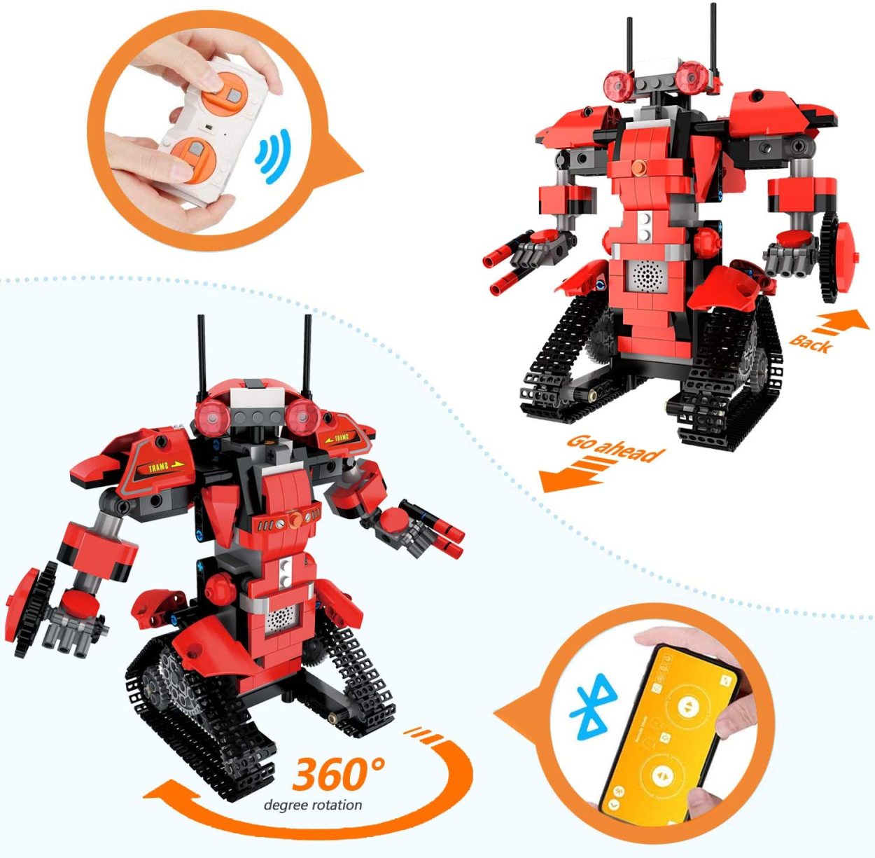 ロボット リモコンロボット 知育玩具 リモコンのブロック 子ども用リモコン 教育用 建築おもちゃキット 男の子 女の子 ギフト プレゼント 6歳以上  :toy-zy067:キタハラストア - 通販 - Yahoo!ショッピング