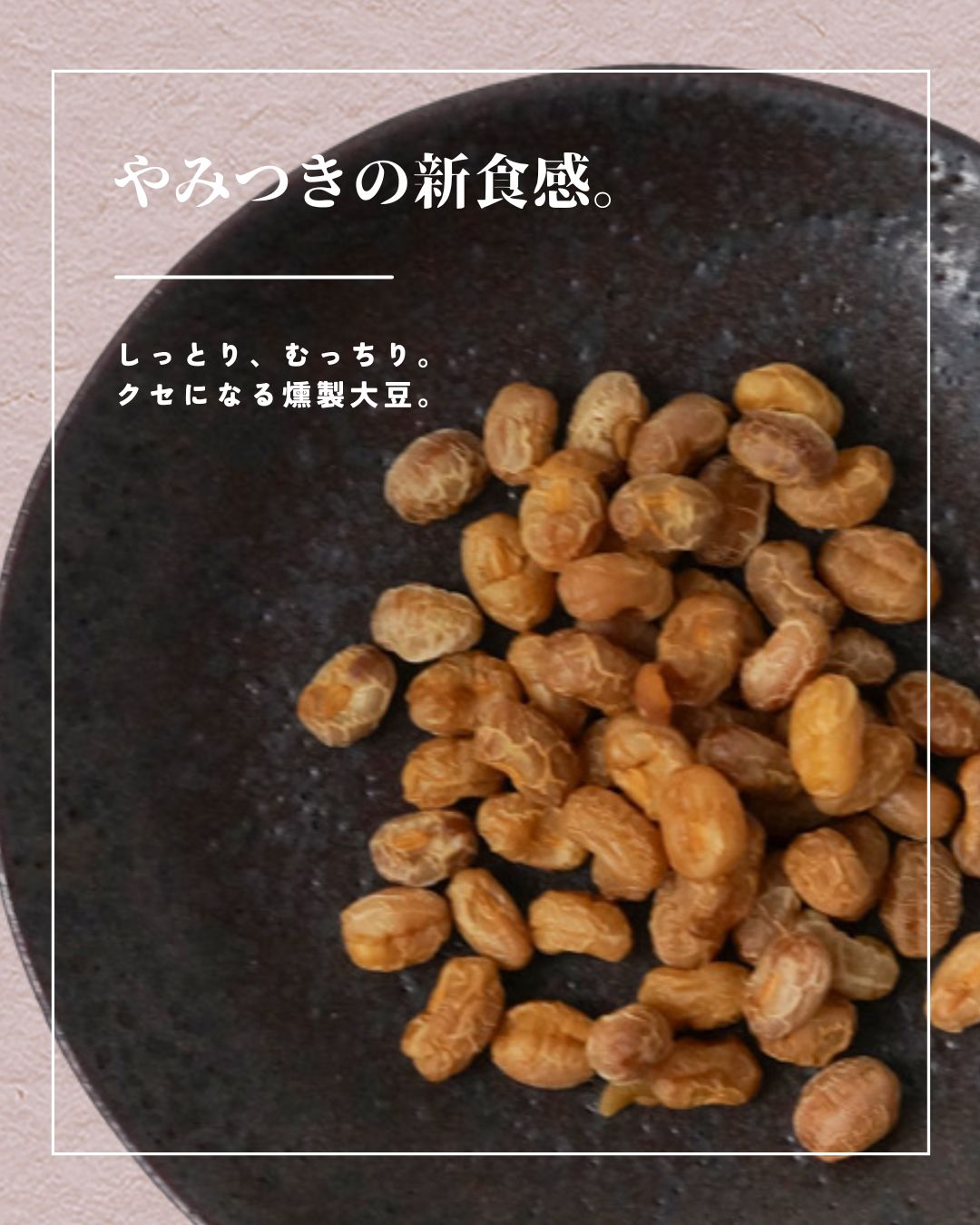 江戸屋 しっとりむっちり燻製大豆36g 北海道十勝産大豆使用 桜チップ