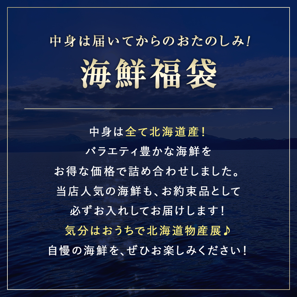 北海道海鮮福袋 竹セット 全7品 5,980円！【いくら醤油漬け120g＋たらこ切れ子150g＋他5品】｜kitanomachi｜03