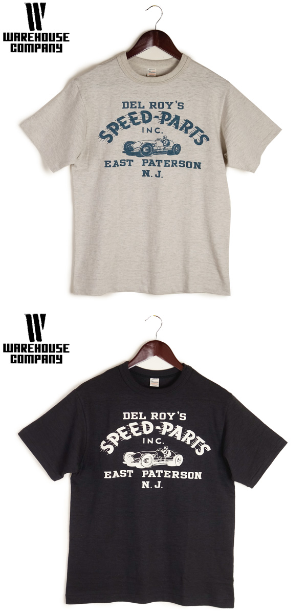 WAREHOUSE（ウエアハウス） クルーネック 半袖 プリント Tシャツ