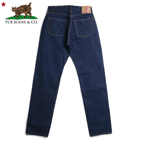 TCBジーンズ 60's ストレート 66タイプ 13oz 5ポケット ジーンズ