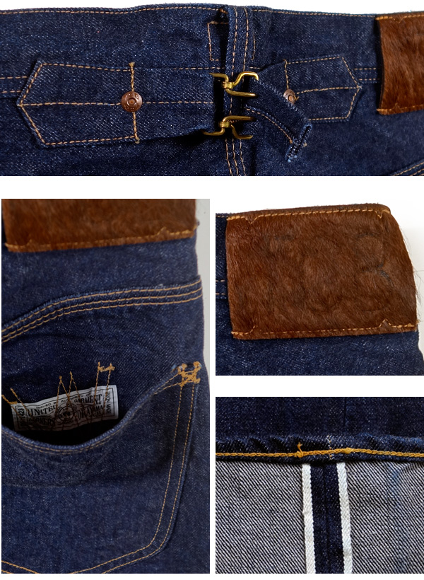 TCBジーンズ 30's 13oz ヘアオンハイドラベル CATBOY JEANS : 着太郎