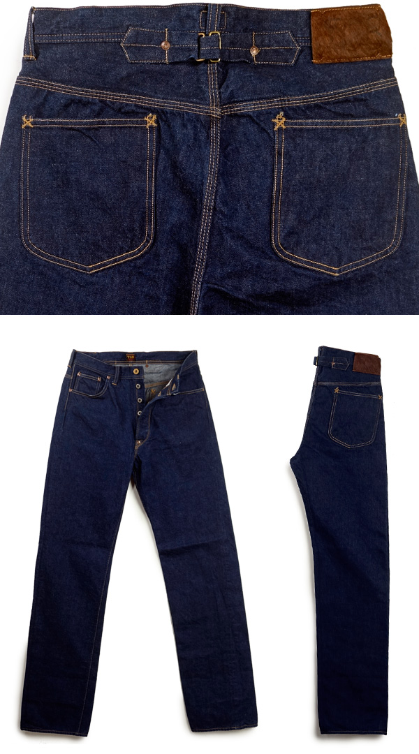 TCBジーンズ 30's 13oz ヘアオンハイドラベル CATBOY JEANS : 着太郎