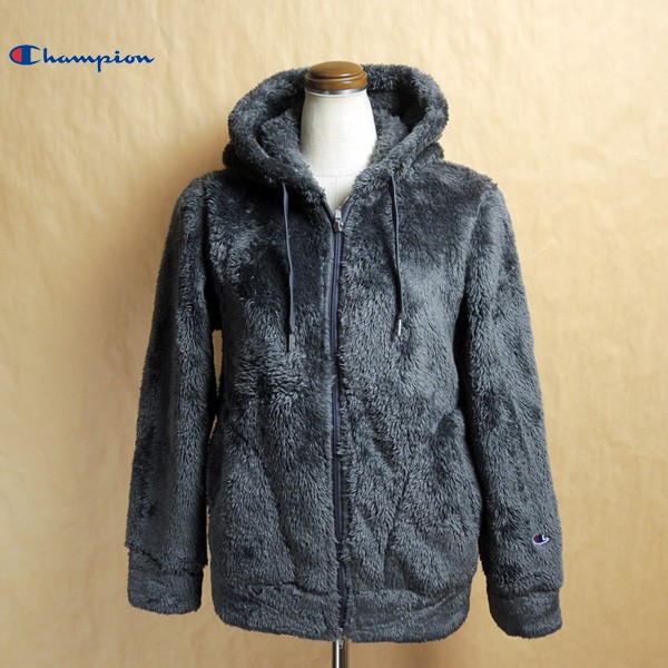 Champion 売れ筋商品|||チャンピオン レディース シェルパフリース ジップ フード ジャケット CW-L604 Champion チャンピオン レディース シェルパフリース ジップ