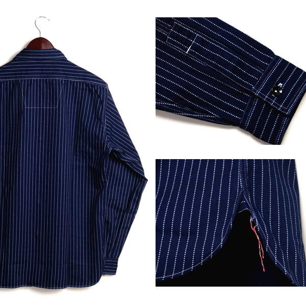 SUGAR CANE シュガーケーン 8.5oz ウォバッシュ ストライプ