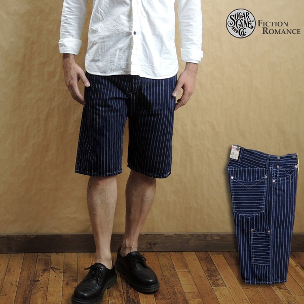 SUGAR CANE シュガーケーン 9oz ウォバッシュ ストライプ ジップ